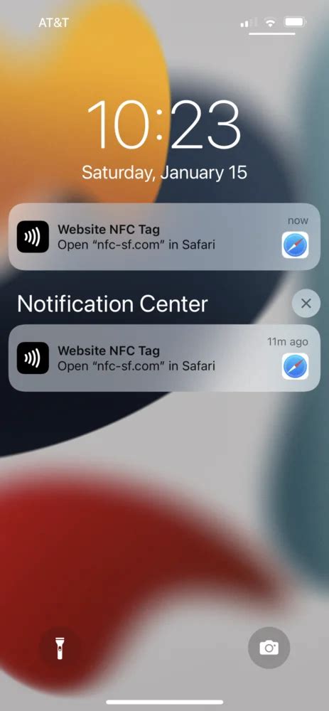 nfc tag detected notification iphone|nfc tag alerts iPhone.